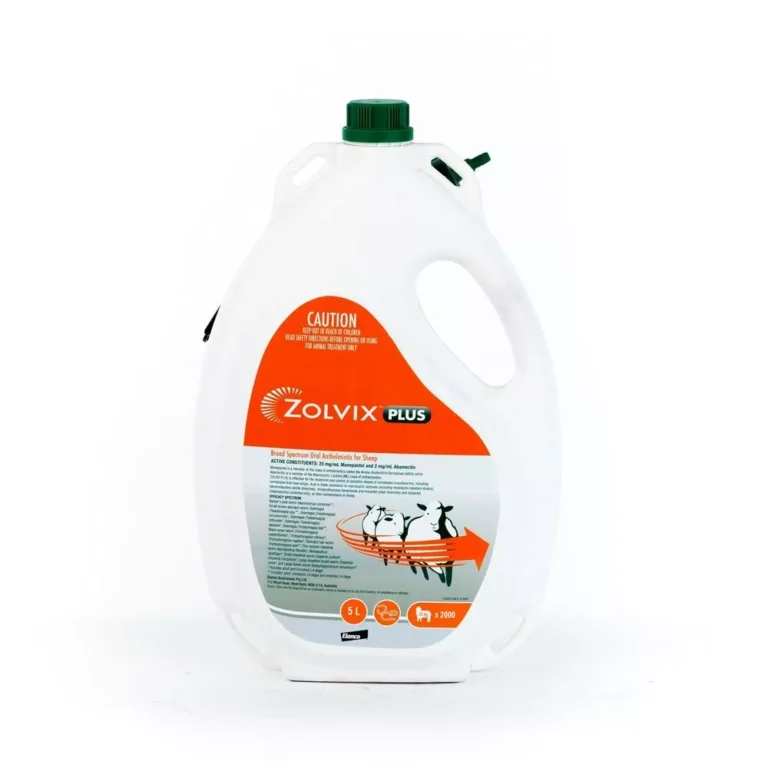 Zolvix Plus for Sheep 5L – effective broad-spectrum drench for parasite control in sheep.