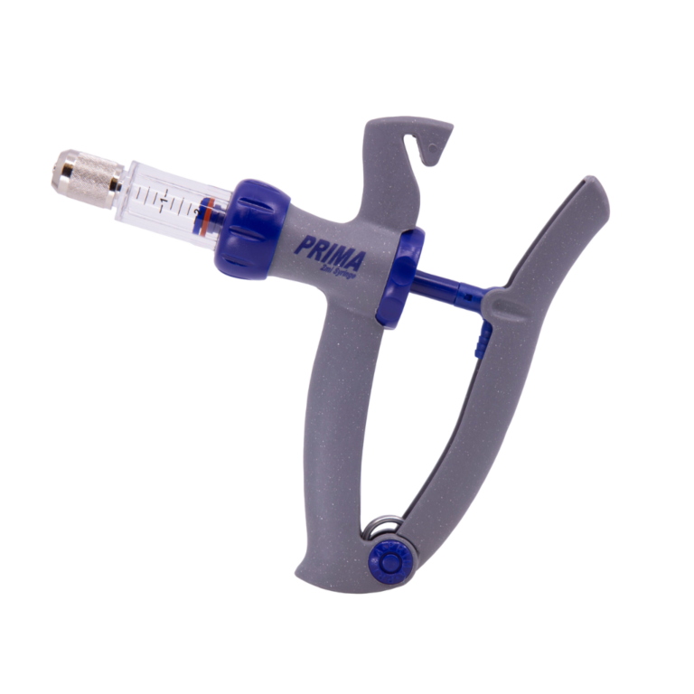 Abbey Adjustable Vaccinator 2ml - lightweight and ergonomic tool for precise livestock vaccination, featuring an adjustable dosage setting and durable construction.