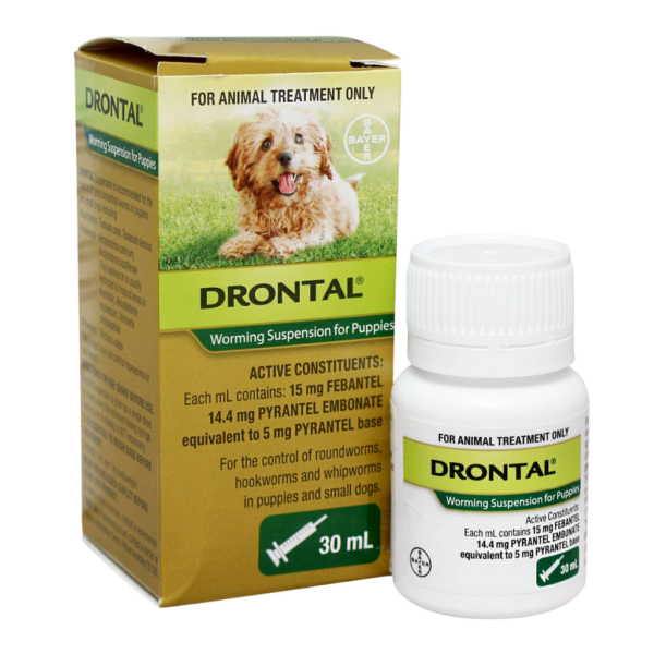 Drontal Worming Suspension for Puppies 30ml