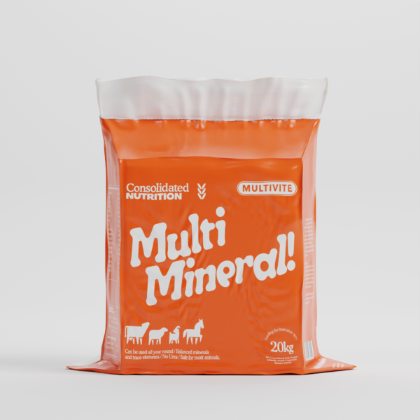 Multi Mineral – Lick Block (Multivite) 20kg by Consolidated Nutrition – essential mineral supplement for livestock