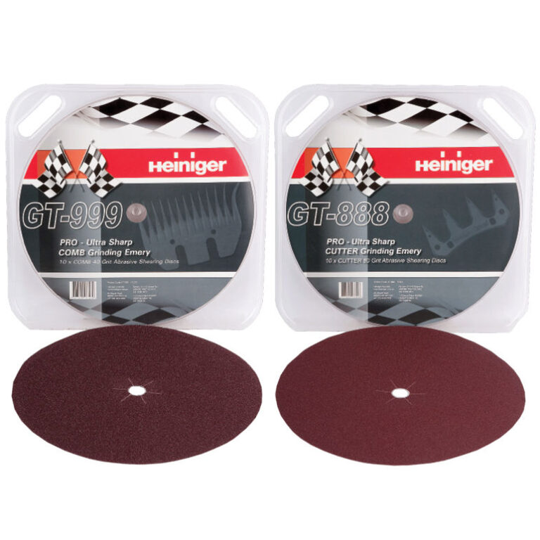 Heiniger GT-888 Emery Paper 10 Pack for sharpening shearing cutters.