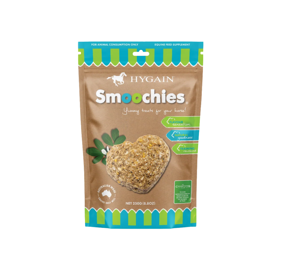 Hygain Smoochies horse treats 250g resealable bag