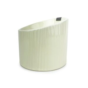 Barkley & Bella Raised Bowl Ivory – Elevated porcelain dog bowl for comfortable feeding