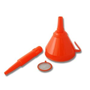 Bainbridge Supreme Flexible Funnel 235mm with side grip handle and flexible screw-on nozzle.