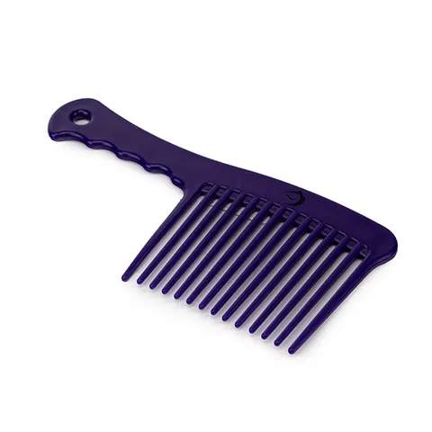 Purple Bainbridge Horse Comb with ergonomic grip for grooming