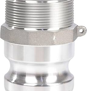 Aluminium Camlock Part F 2 inch male adapter with BSP thread