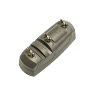 Nemtek Single Pole Lightning Protection device with stainless steel components and UV stabilised plastic housing.