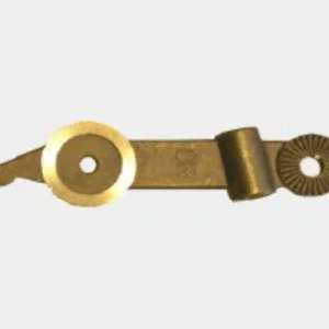 Brass lever for Apex valve arm attachment, showing durable solid brass construction.