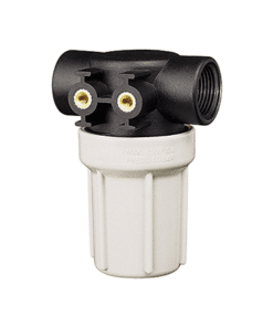 Spraying Systems Filter Housing with 1/2 inch 100 mesh screen and polypropylene construction