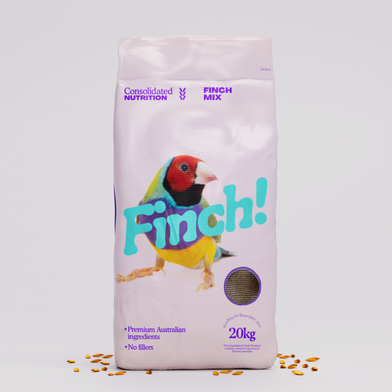 Bag of Consolidated Nutrition Finch 20kg bird feed