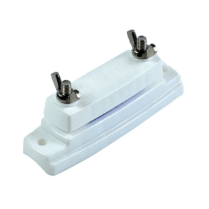 End and Corner Post Tape Insulator White 10-pack for electric fencing