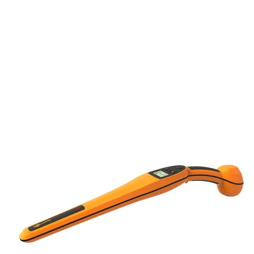 Gallagher HR0 Hand Held EID Tag Reader in grey and black, showing the ergonomic grip and scanning head.