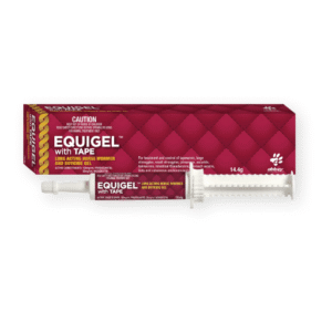 Abbey Equigel with Tape horse wormer 14.4g long acting boticide gel syringe
