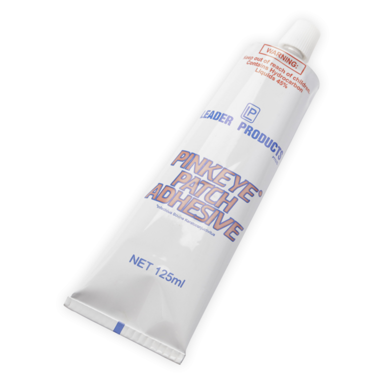 Leader Products pink eye patch glue 125mL cattle eye patch adhesive for Pinkeye