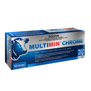 Virbac Multimin Chrome cattle trace mineral injection 500ml chromium copper zinc selenium