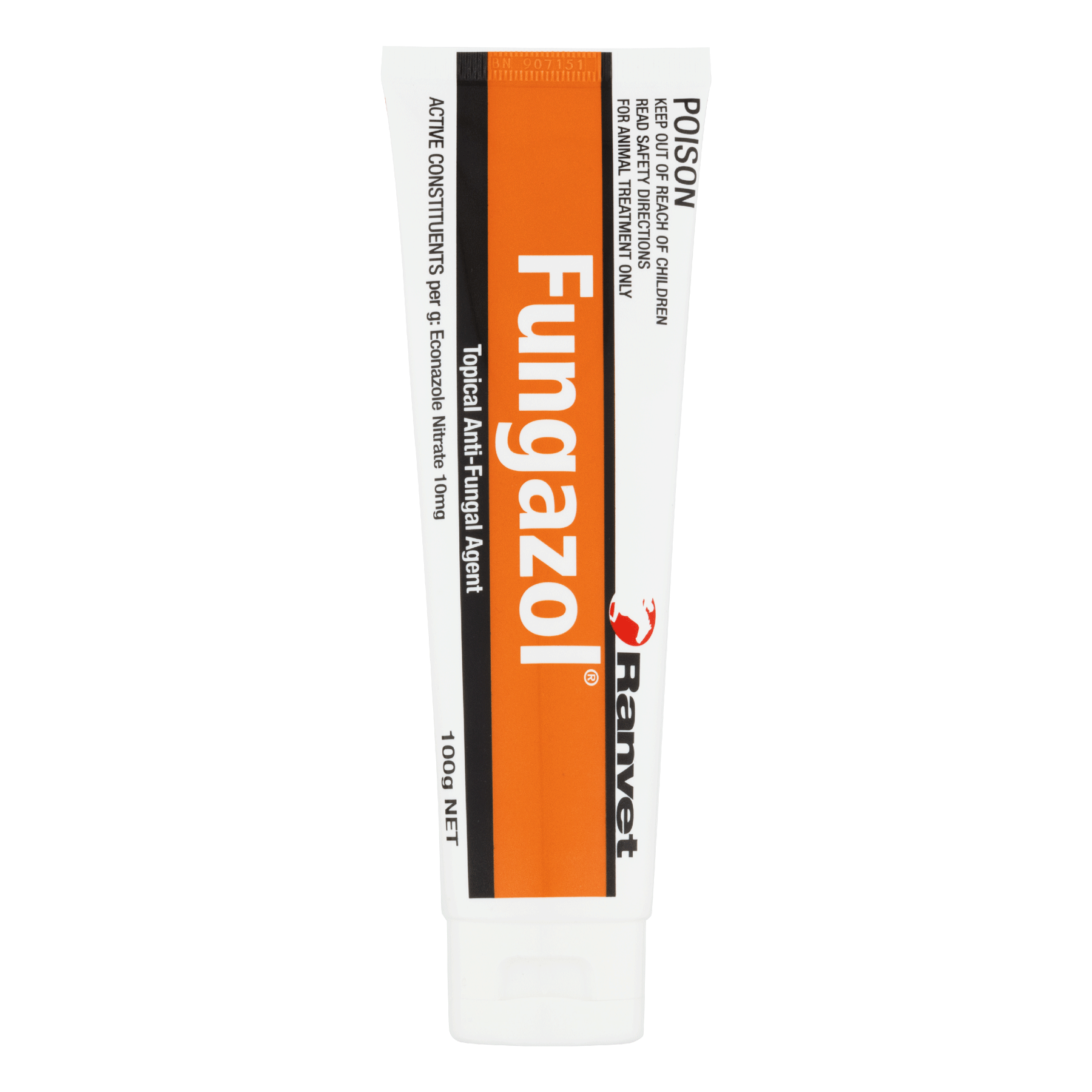 Ranvet Fungazol Cream 100g anti-fungal tube for horses