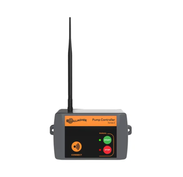 Gallagher pump controller Series 2 with antenna and start stop buttons