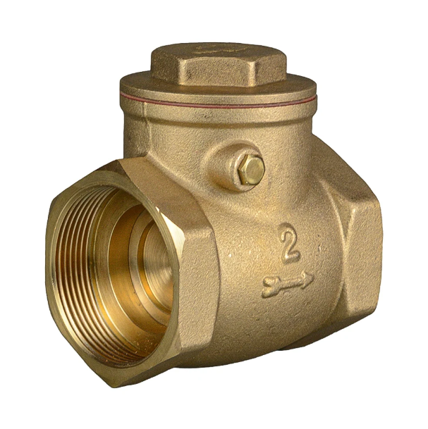 80mm brass swing check valve with female threaded ends